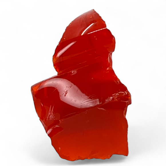 Amberina and Ruby Swirl Slag Art Glass Cullet #4S38 - Picture 5 of 6